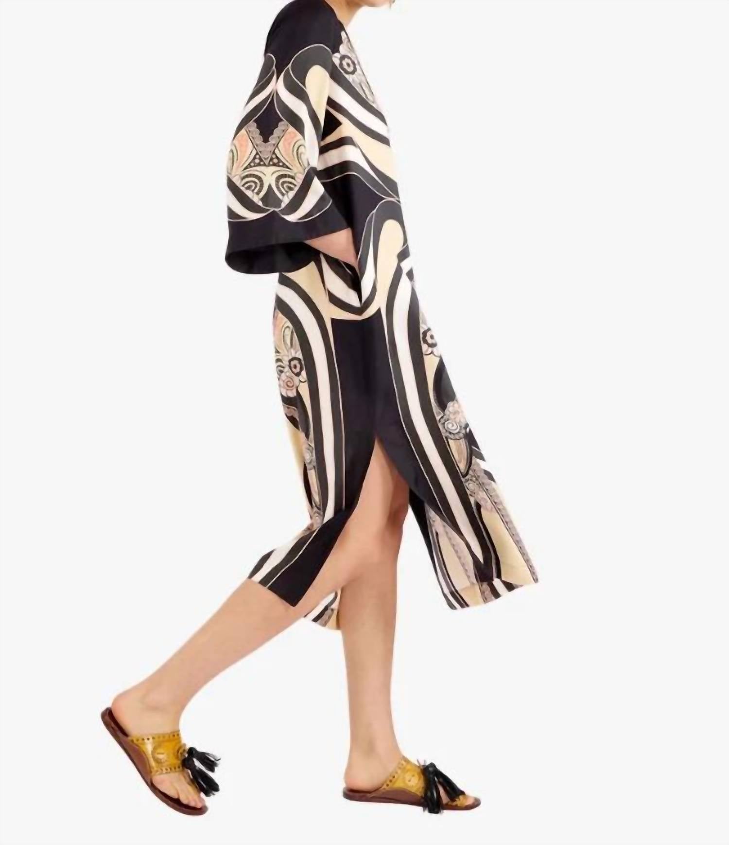 La Doublej - Women's Silk Twill Kaftan Dress