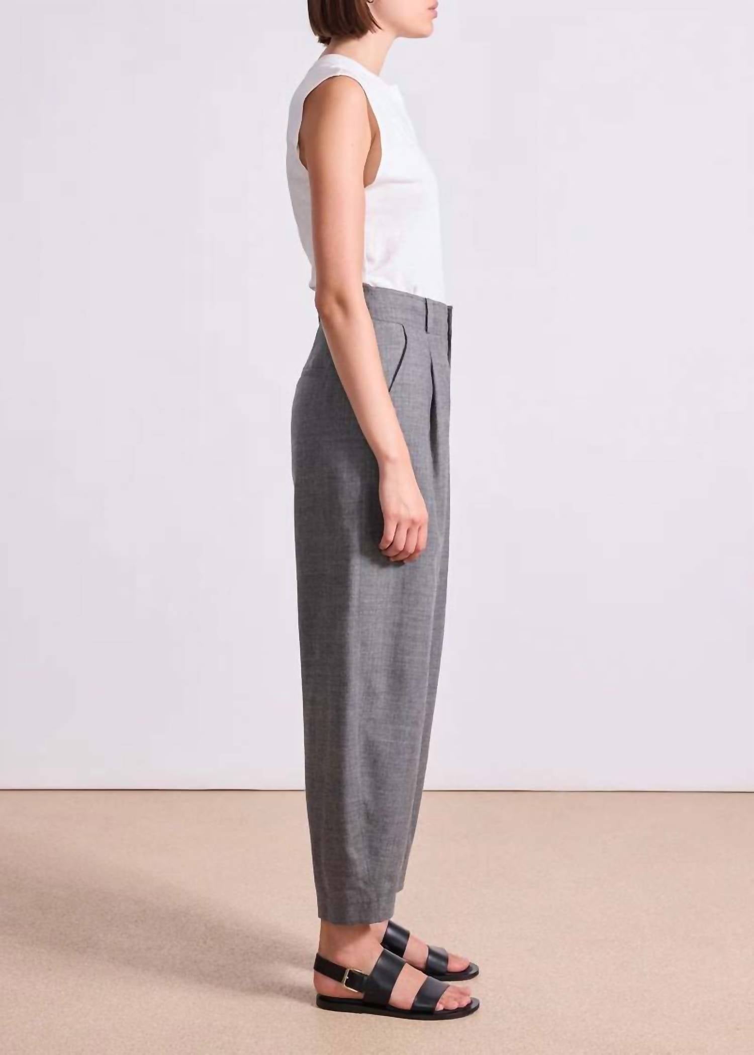 Apiece Apart - Bari Crop Wool Trouser