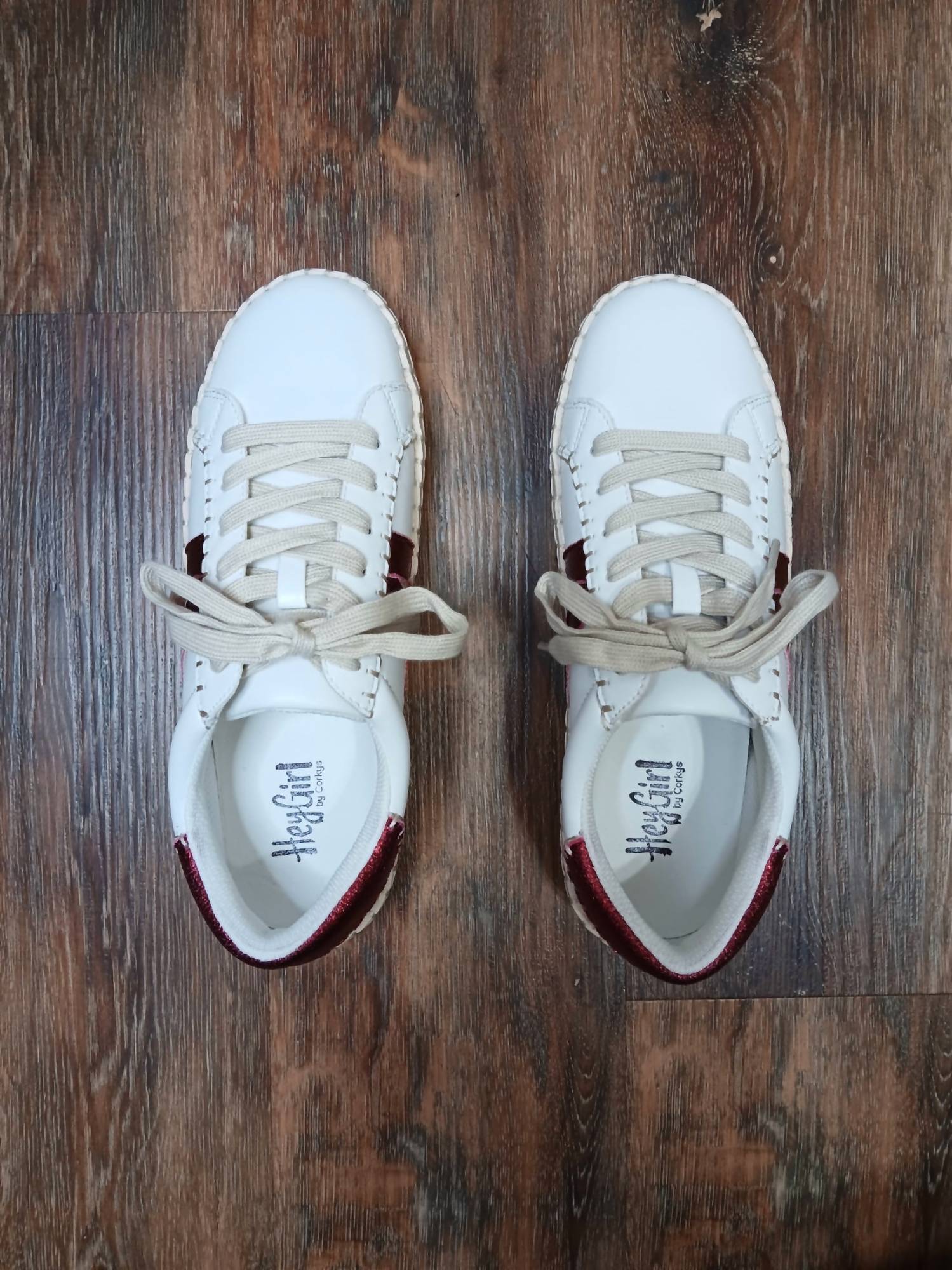 Corkys Footwear Women's Friend Zone Sneakers in white - women's sneaker - alternate view