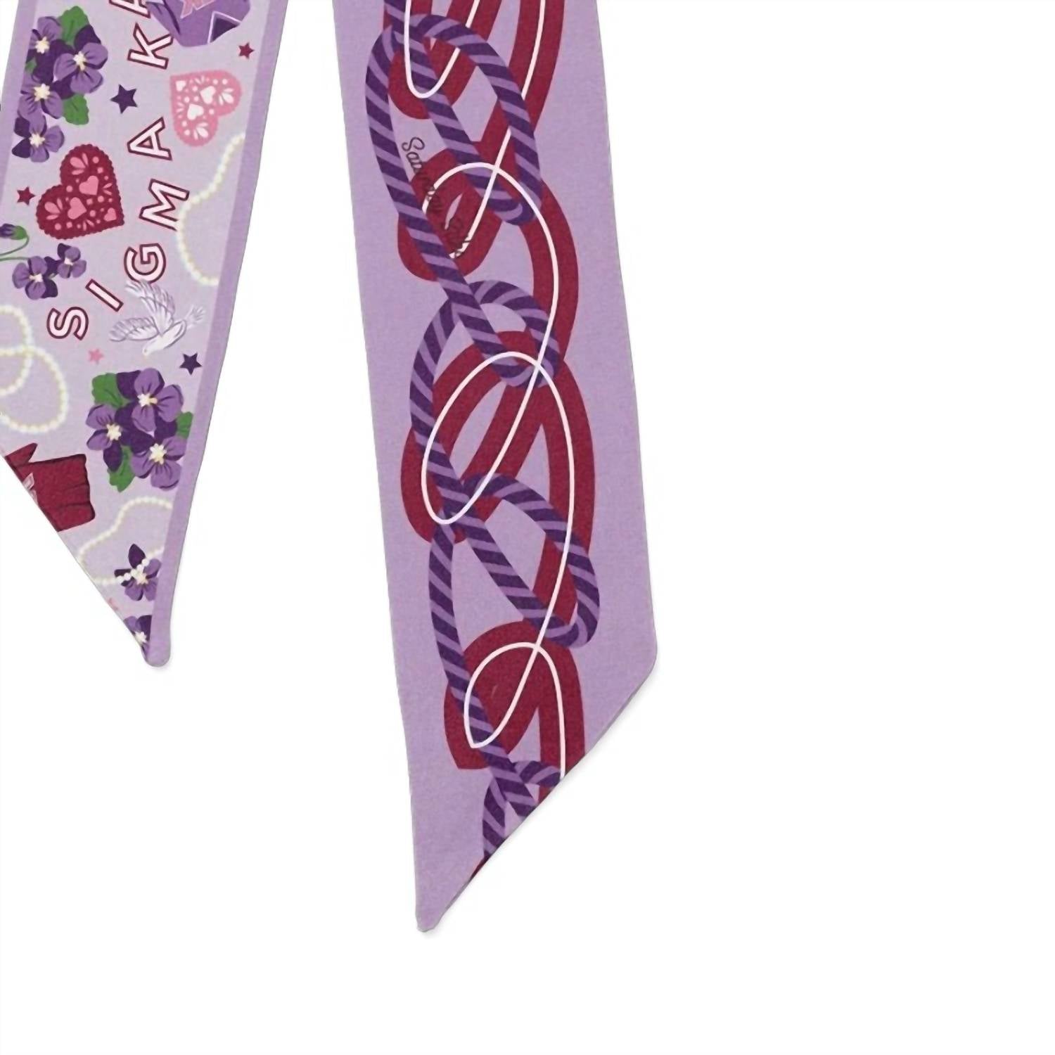 Saturday Silks - Women's Sigma Kappa Twilly Scarf