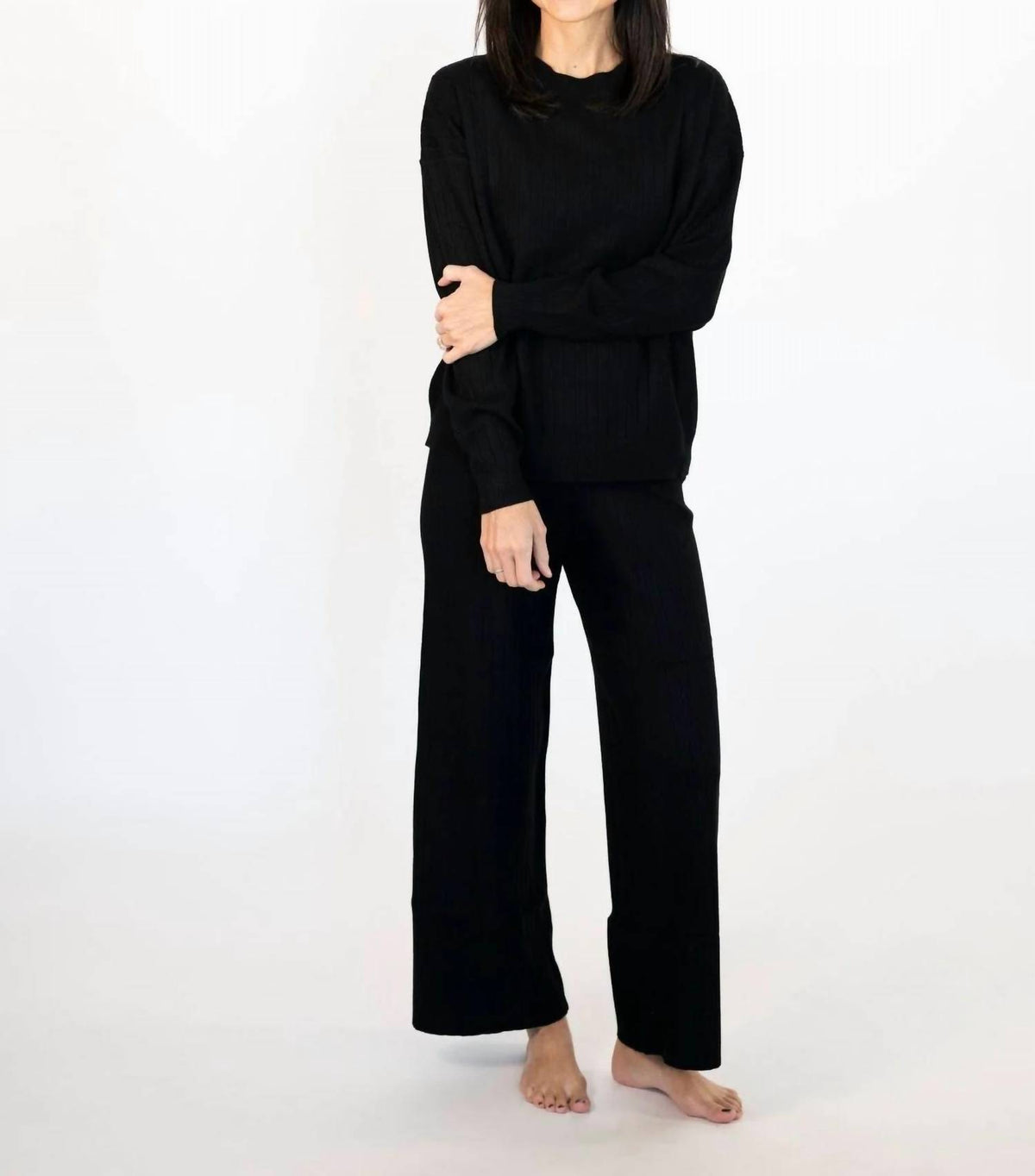 Tea N Rose - Aiden Ribbed Sweater Set