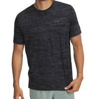 UNDER ARMOUR Vanish Energy Printed Shirt Top in anthracite - men's t-shirt