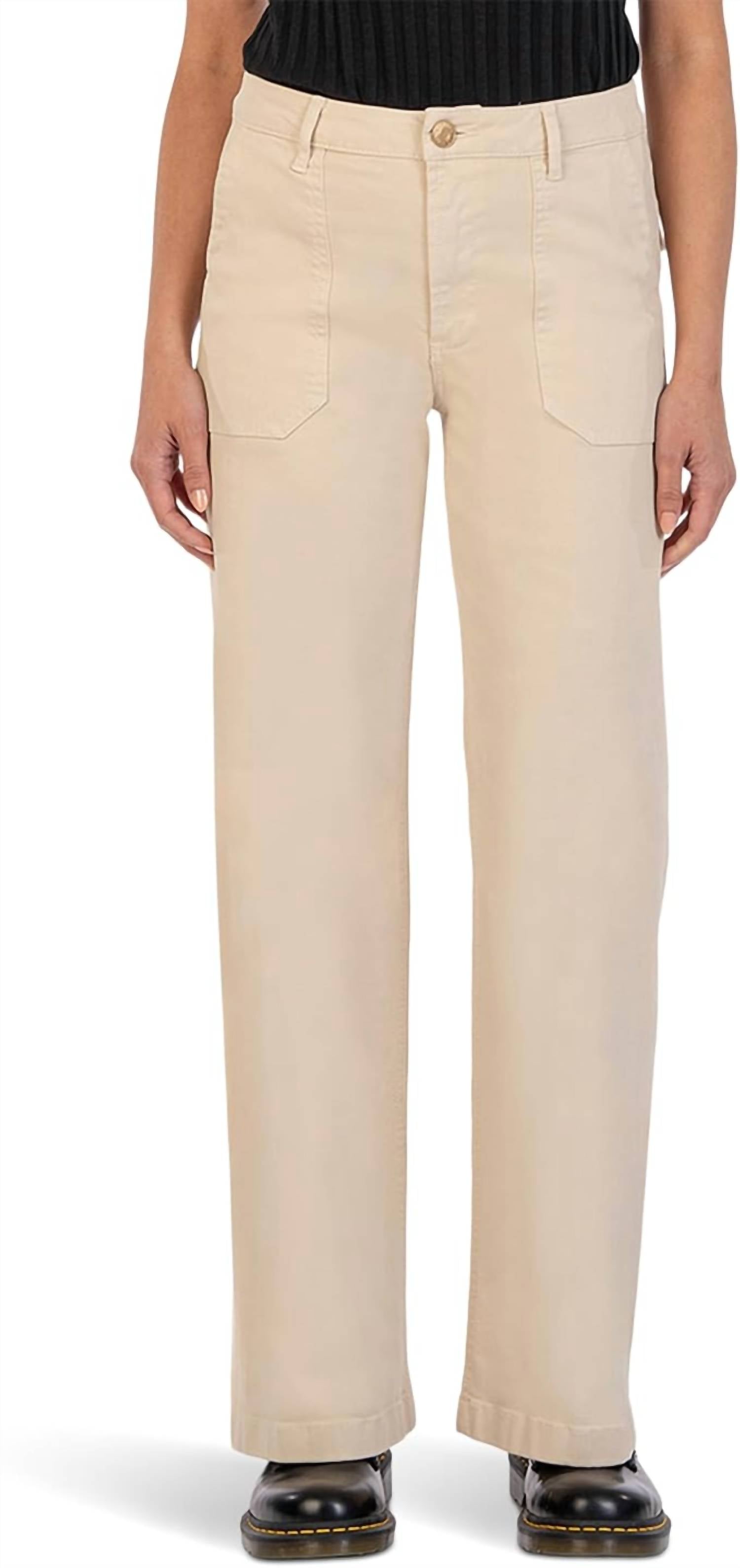 Kut From The Kloth - Meg High Rise Wide Leg Pants With Welt Pockets