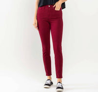 Judy Blue - High Waist Tummy Control Garment Dyed Skinny Jeans
