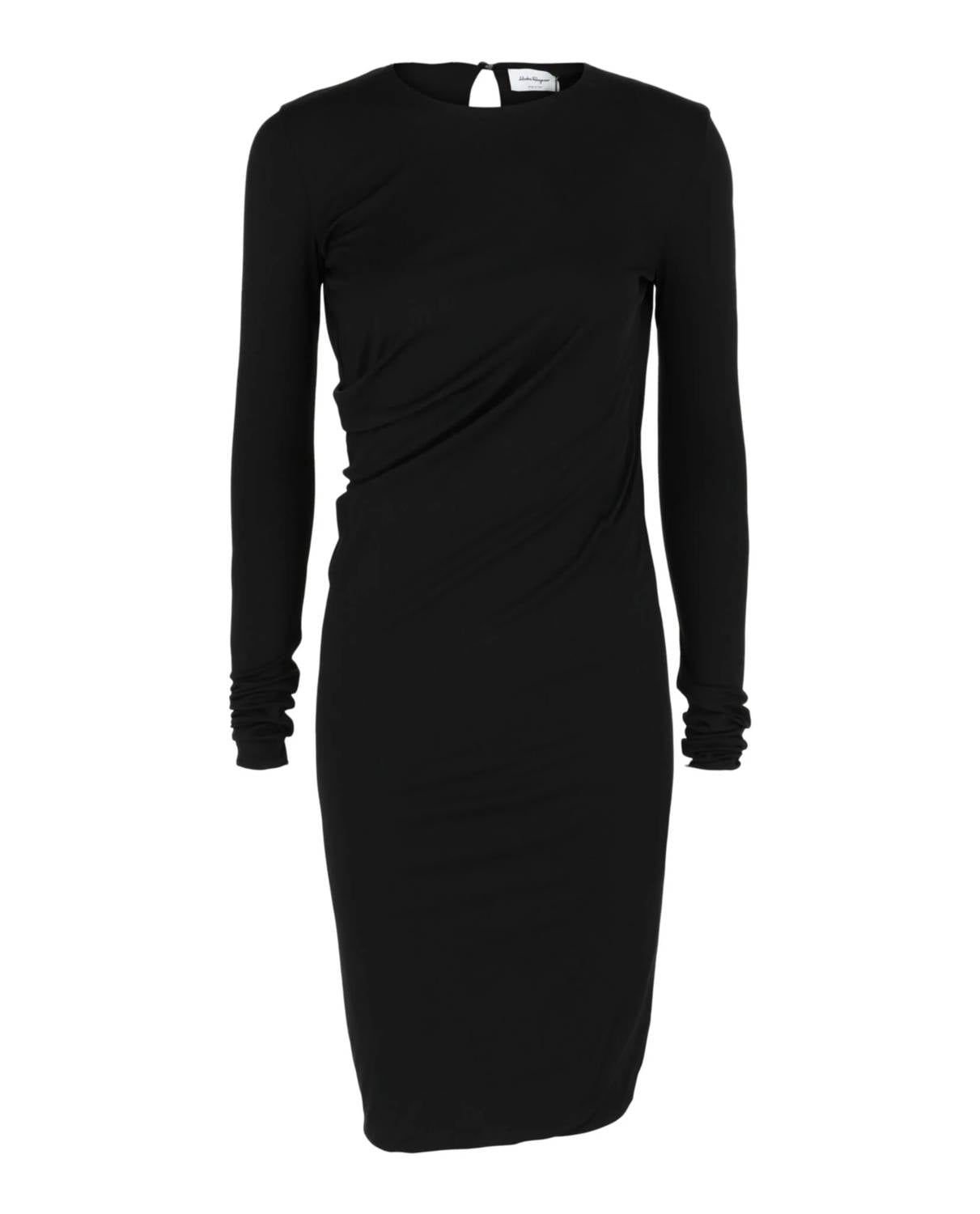 Salvatore Ferragamo - Women's Ruched Midi Dress