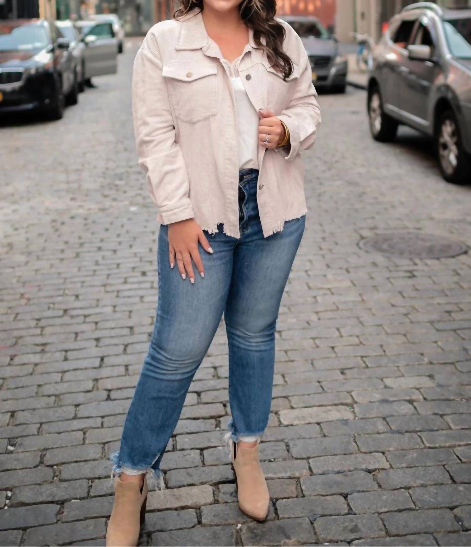 Jess Lea - Corduroy Button Down Jacket