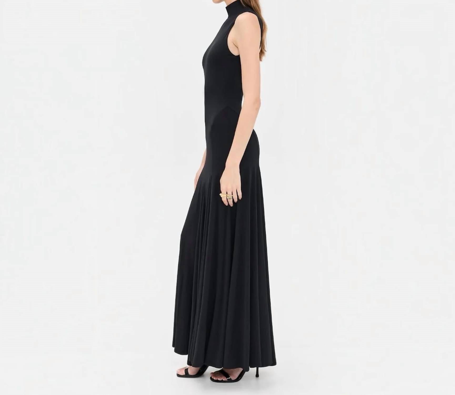 Alice + Olivia - Augusta Open Back Sleeveless Maxi Dress