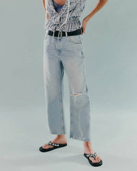 Free People - Deep Trance Dropped Boyfriend Jeans