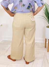 Charlie B - Twill Cropped Flare Leg Pant