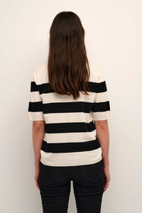 Kaffe - Lizza Short Sleeve Stripes Pullover