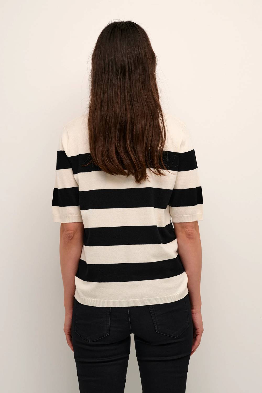 Kaffe - Lizza Short Sleeve Stripes Pullover