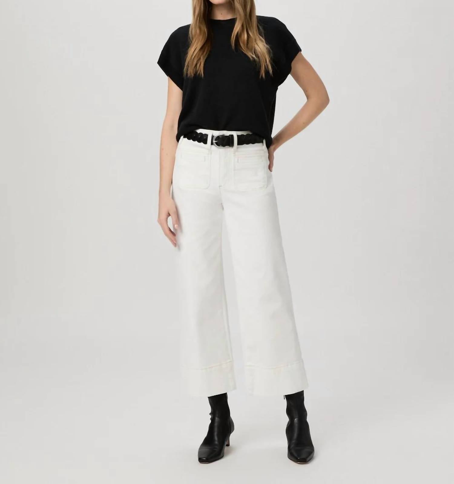 Paige - Anessa Wide Leg Jeans