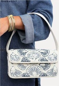 Budhagirl - Women's Seashell Beaded Handbag