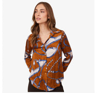 Astrid - Horse Bit Button Down Blouse