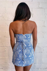 Sky To Moon - Clam Party Strapless Dress