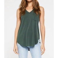 Another Love - Esther Breast Pocket Tank Top