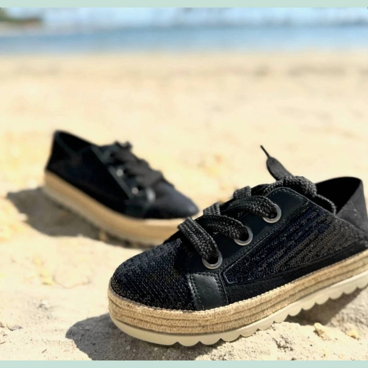 Love Rio - Women's Maisie Sequins Sneakers