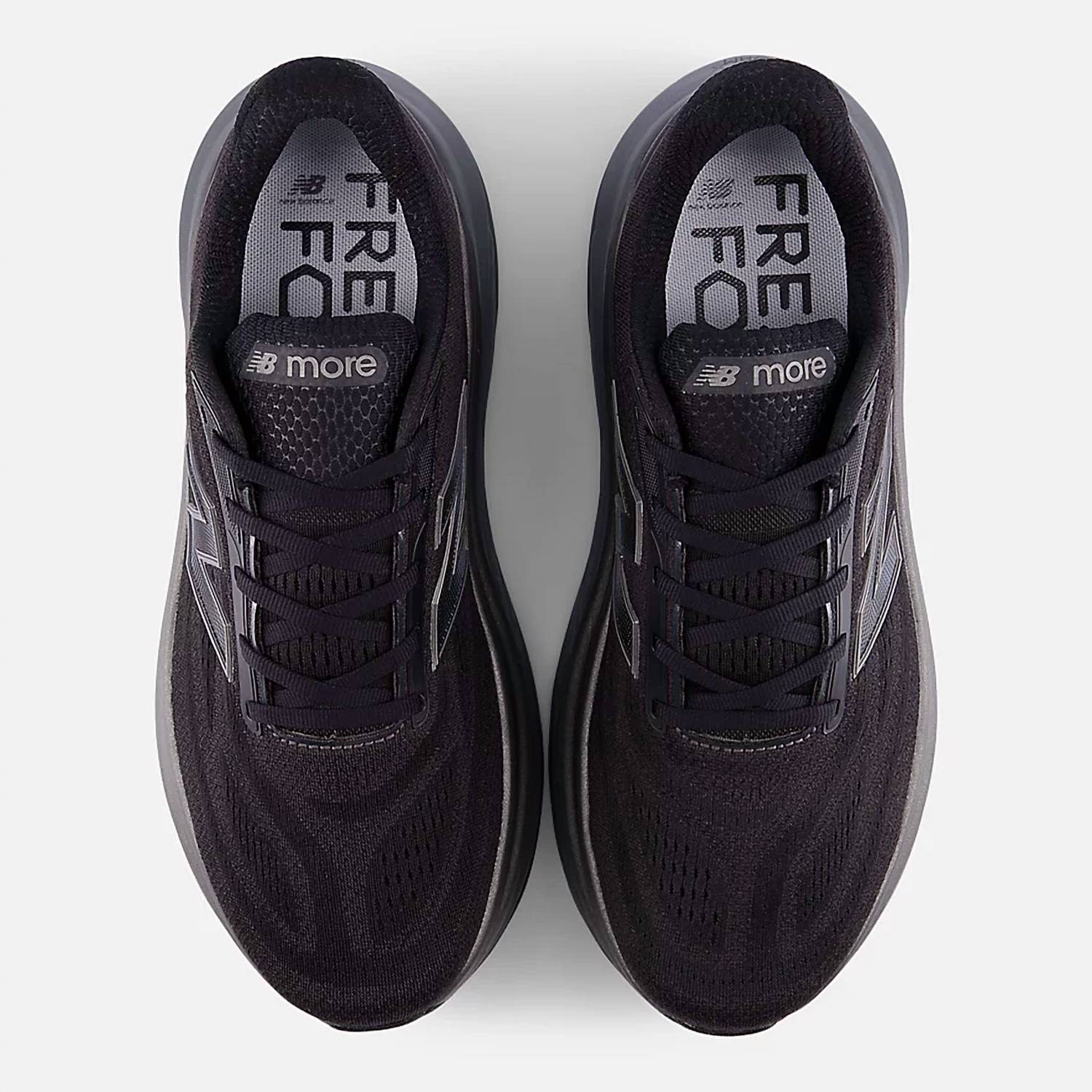 New Balance Men's Fresh Foam X More V6 Running Shoes in black grey - men's sneaker - view 5
