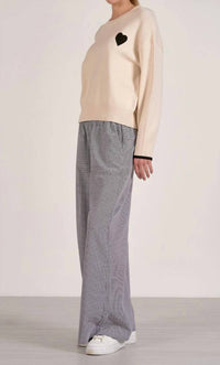 Elan - Heart Sweater Top