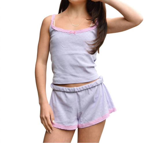 Theme - Girls Lizzie Heart Pointelle Tank Top