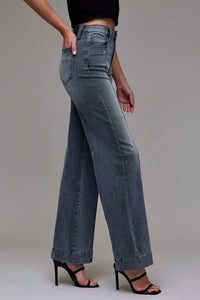 Hidden - Happi Pintuck Denim Jeans