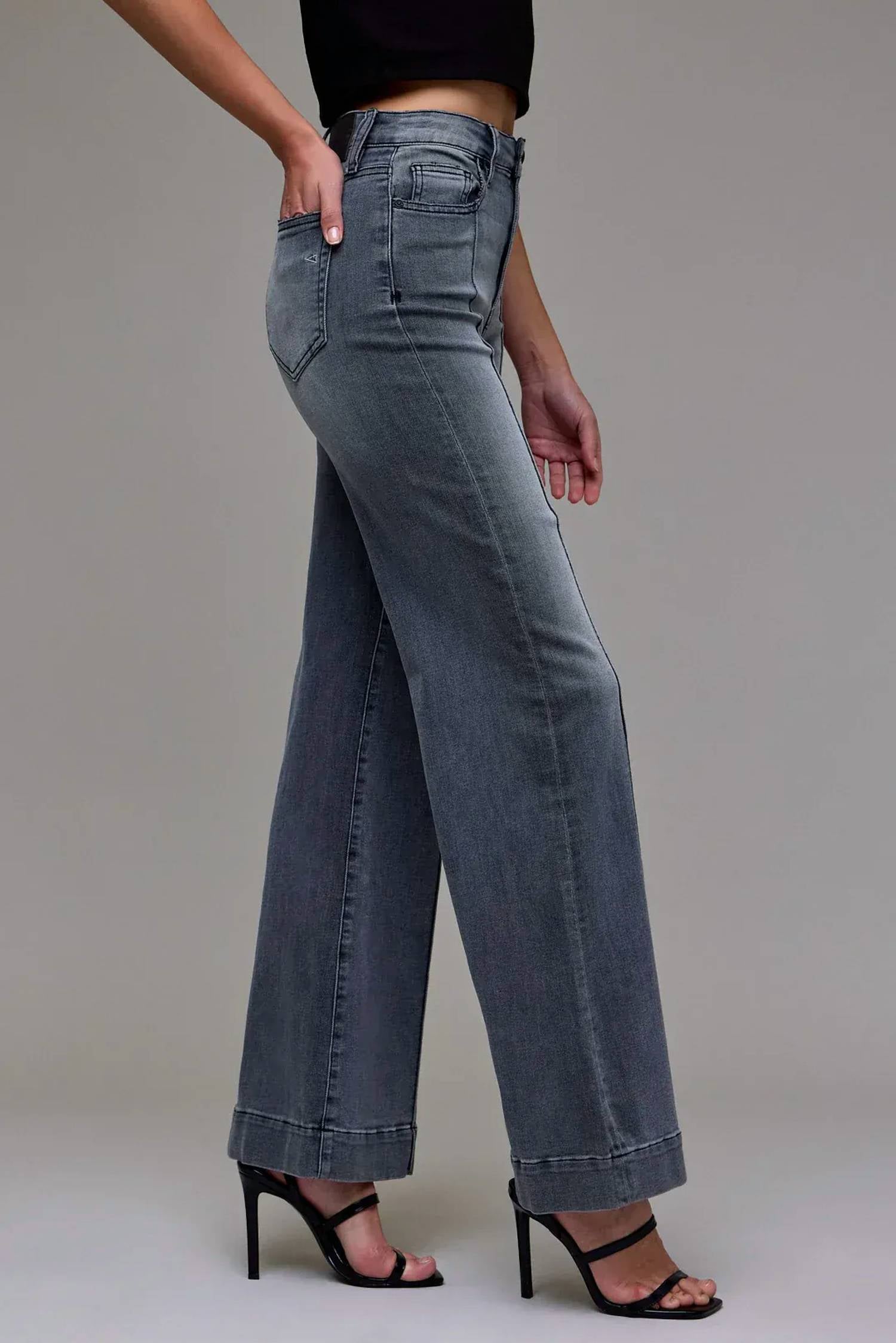 Hidden - Happi Pintuck Denim Jeans
