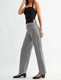 Just Black Denim - Mid Rise Straight Leg Jeans