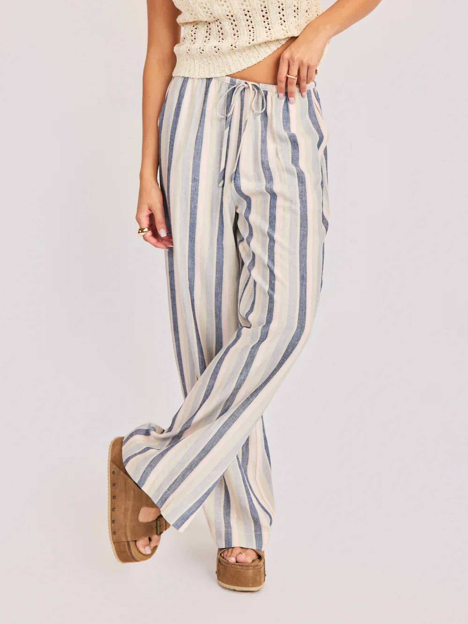 Sadie & Sage - Sweetgrass Striped Pants