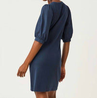 Lilly Pulitzer Ronson Mini Dress in low tide navy - women's dress - detail view