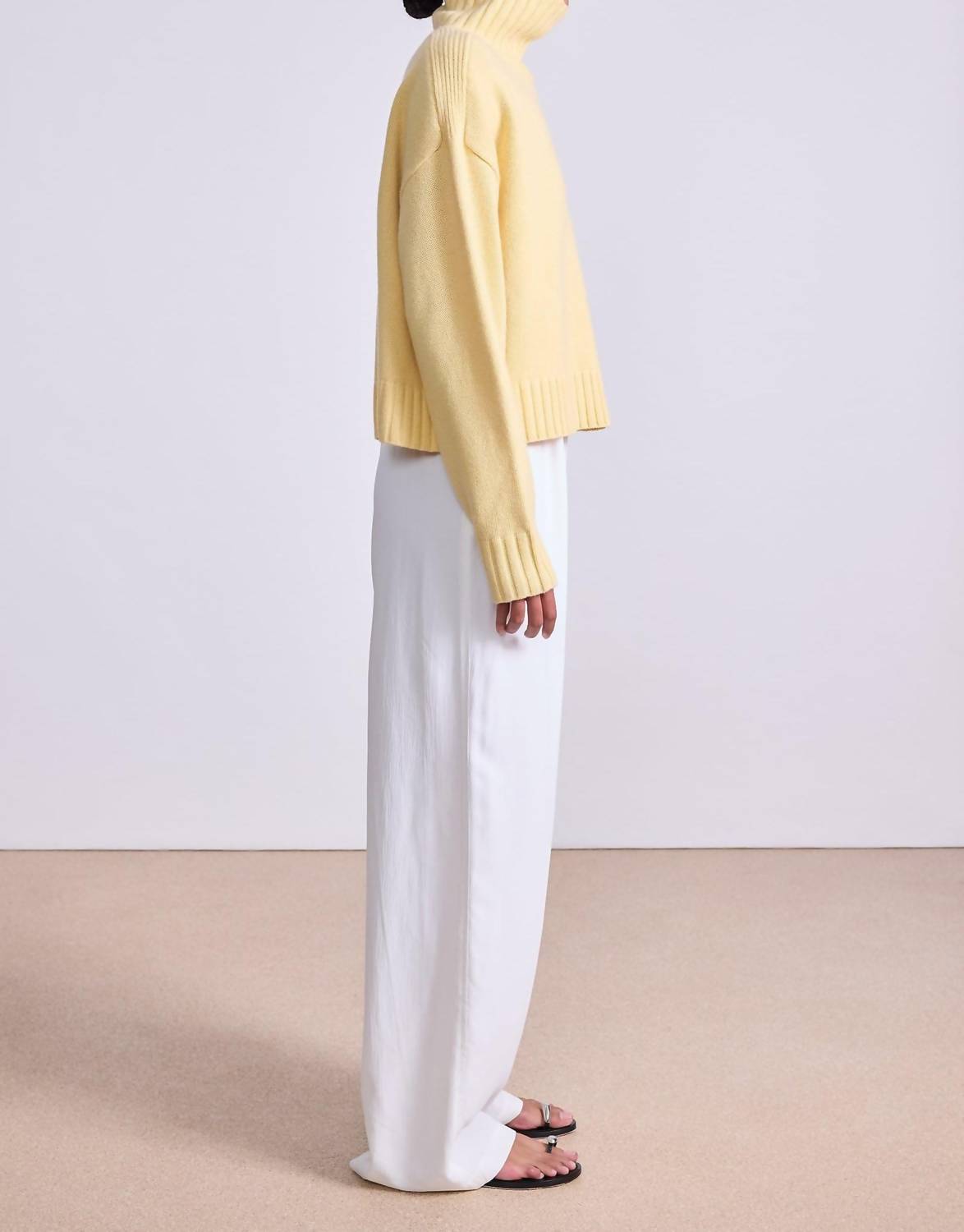 Apiece Apart - Ari Cropped Turtle Neck Top