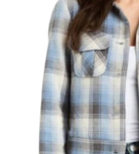Drew - Peyton Cotton Plaid Car Coat