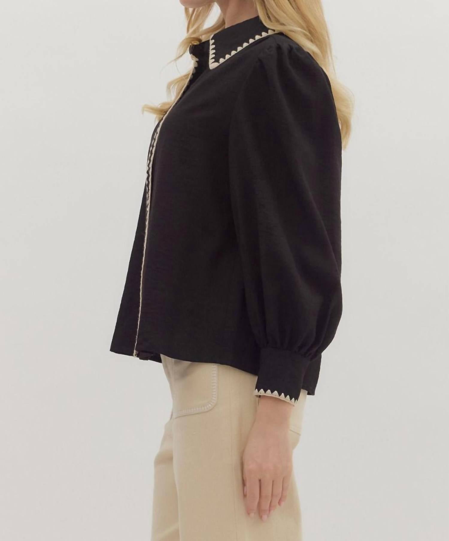 Entro - Long Sleeve Button Down Shirt