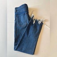 J Brand - Ruby High Rise Cropped Raw Hem Jeans