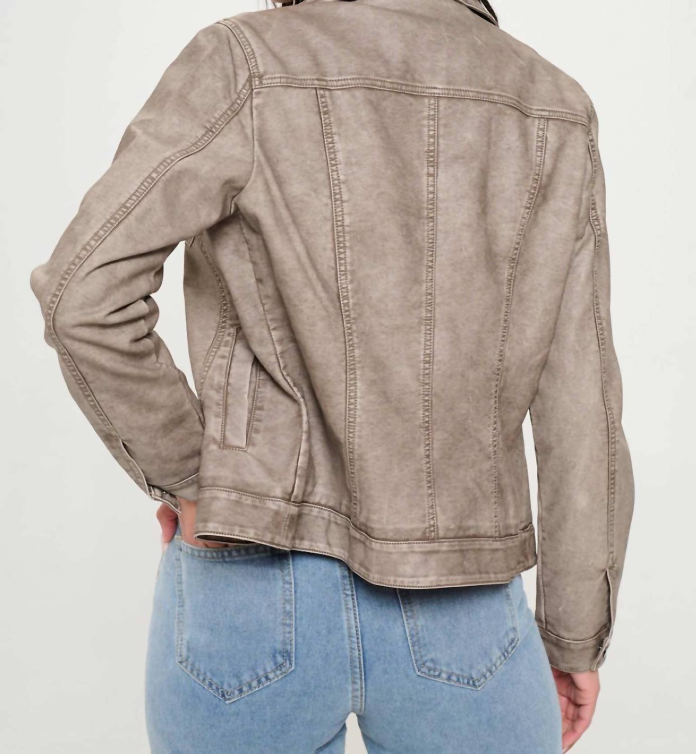 Coalition La - Vintage Vegan Leather Jacket