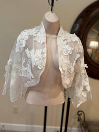 Alberto Makali - Floral Applique Bolero Jacket