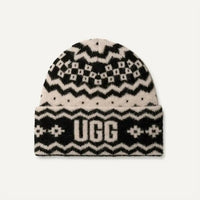 UGG Women's Uggisle Set in black multi - women's hat - detail view