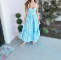 Mable - Gingham Maxi Dress