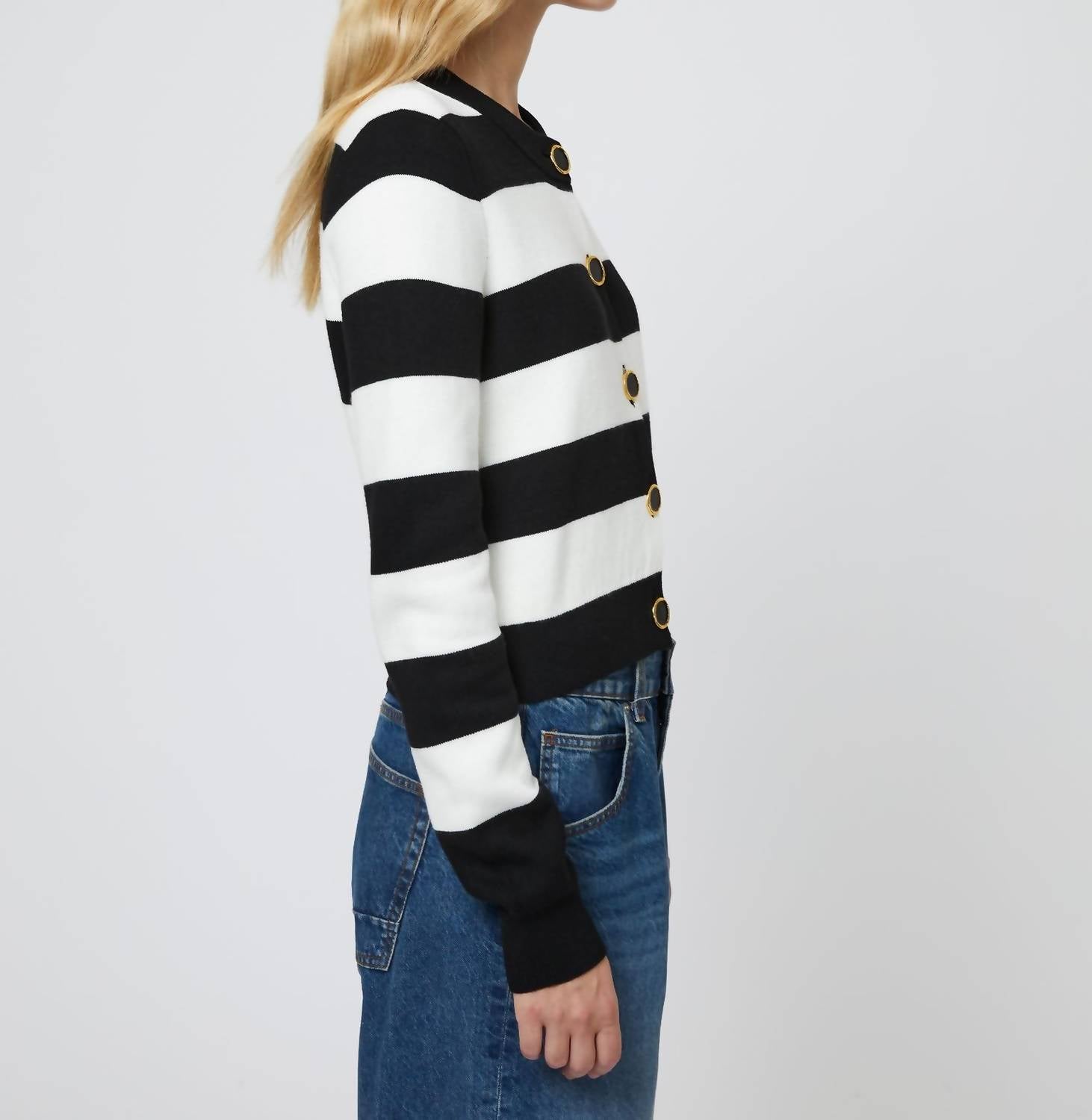 French Connection - Nadya Stripe Cardigan