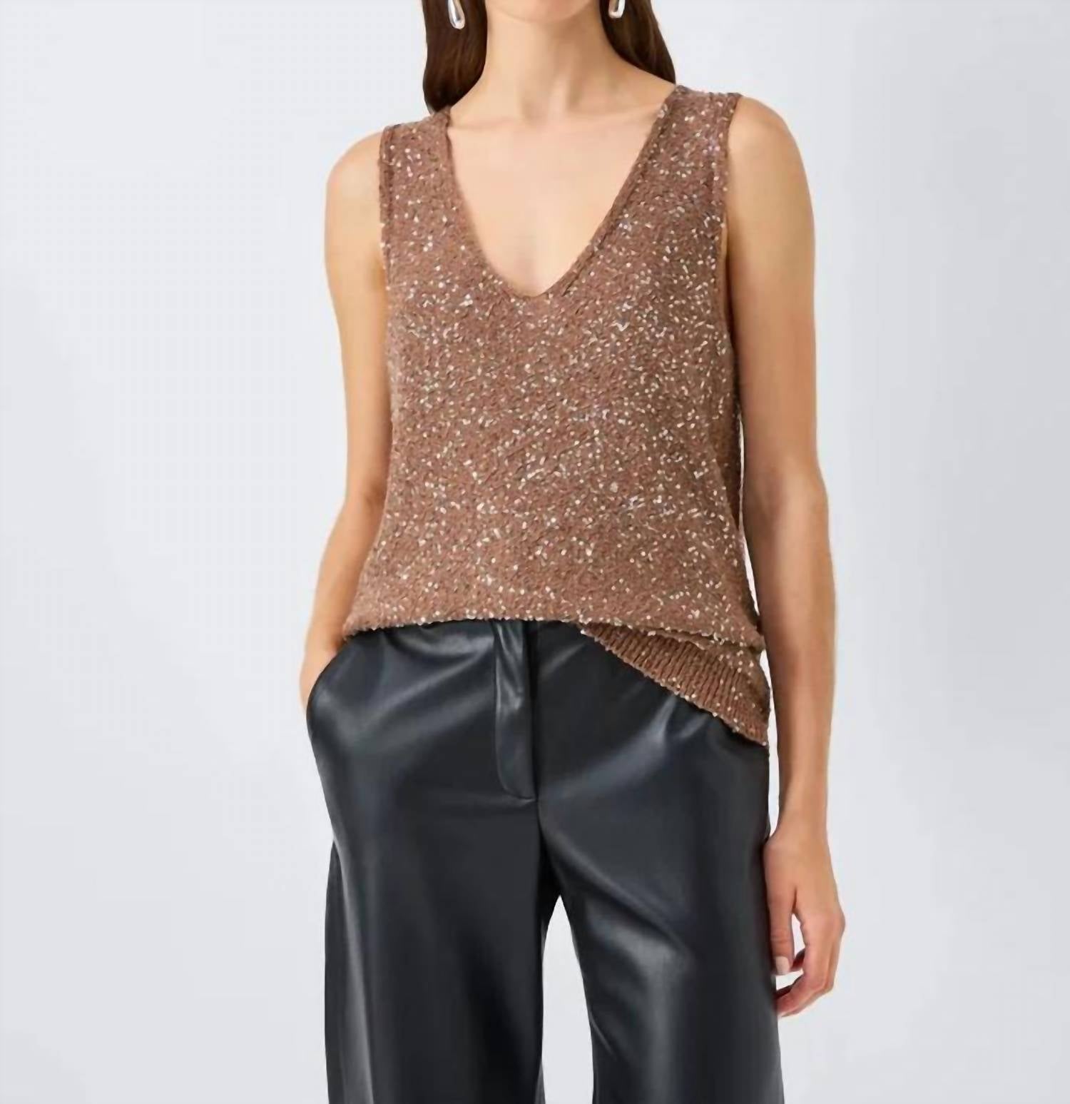 Weekend Max Mara - Acaici Sleeveless V Neck Top