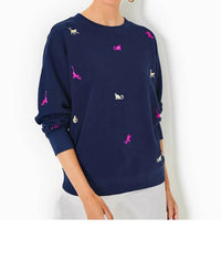 Lilly Pulitzer - Monkey Half Drop Ballad Sweatshirt