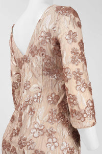 Aidan Mattox - Embroidered Sequin Dress