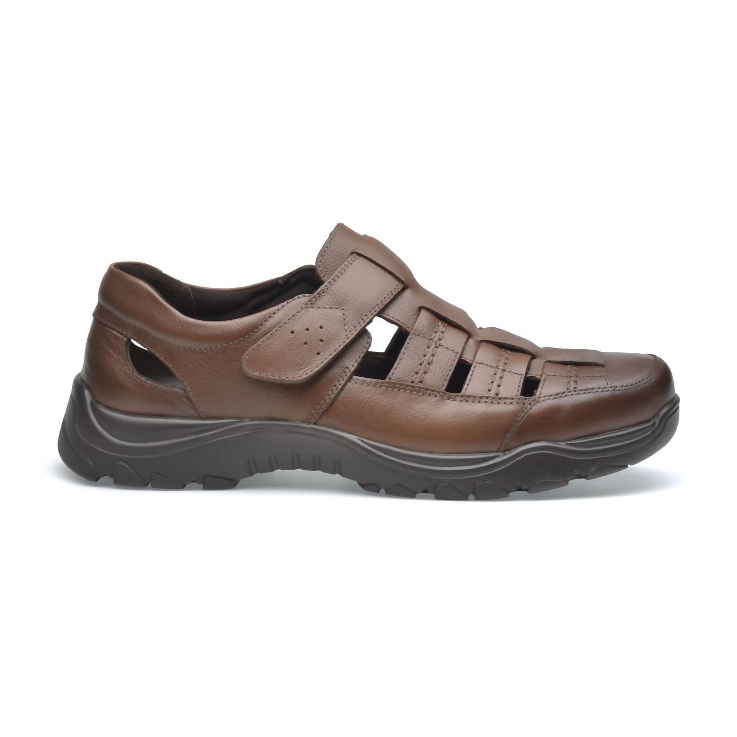 Closed Toe Leather Sandals John 3216