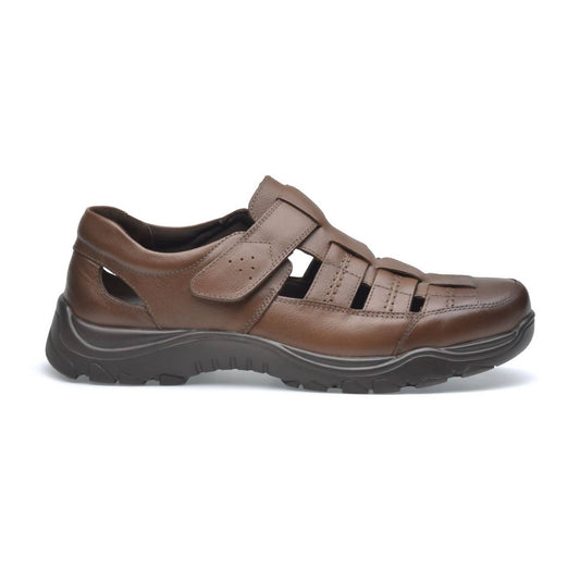 Pazstor - Closed Toe Leather Sandals John 3216