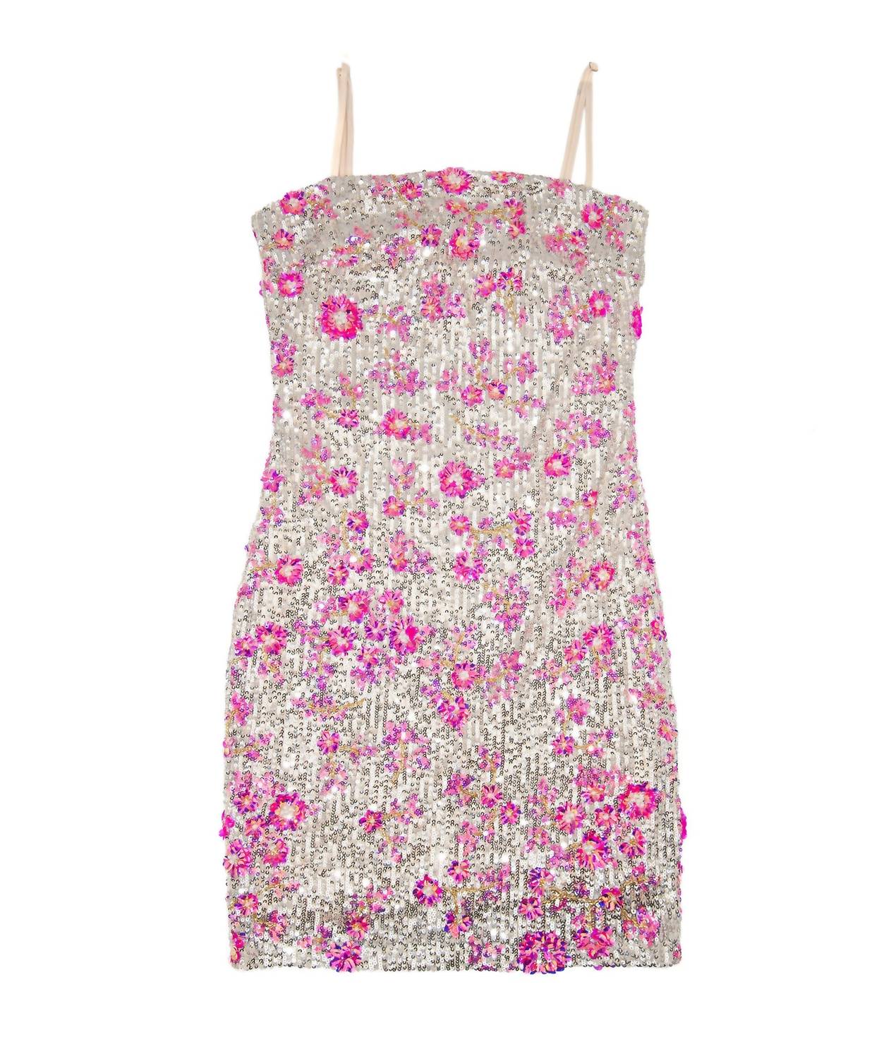 8Apart - Women's Daphnie Petal Spark Sequin Dress