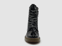 Kcr Group - Women's Premium Mid Patent Leather Boots