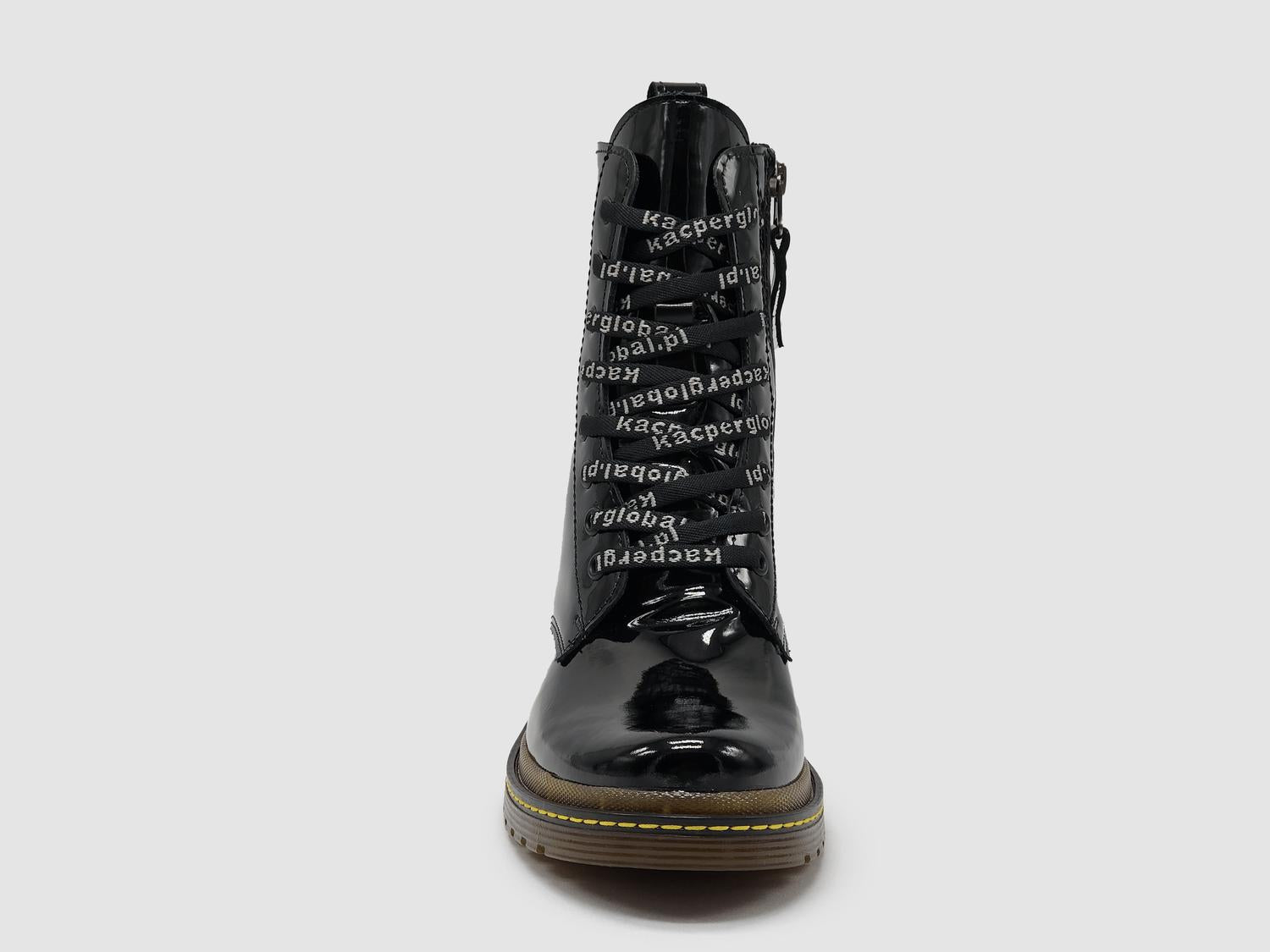 Kcr Group - Women's Premium Mid Patent Leather Boots