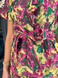Sincerely Ours - Floral Jacquard Lena Dress