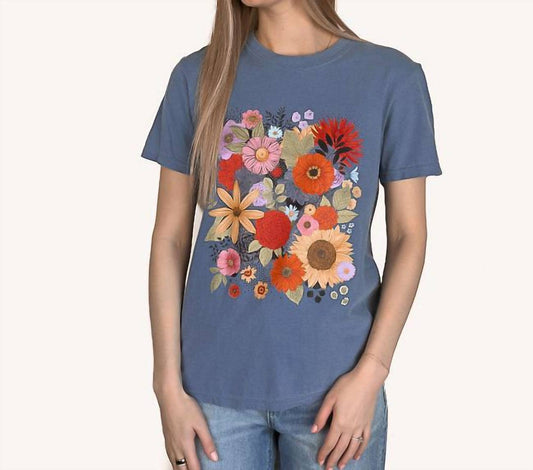 Kissed Apparel - Flower Garden Comfort Colors Graphic Tee
