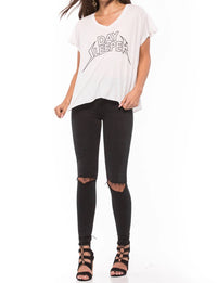Wildfox - Day Sleeper Romeo V- Neck Tee