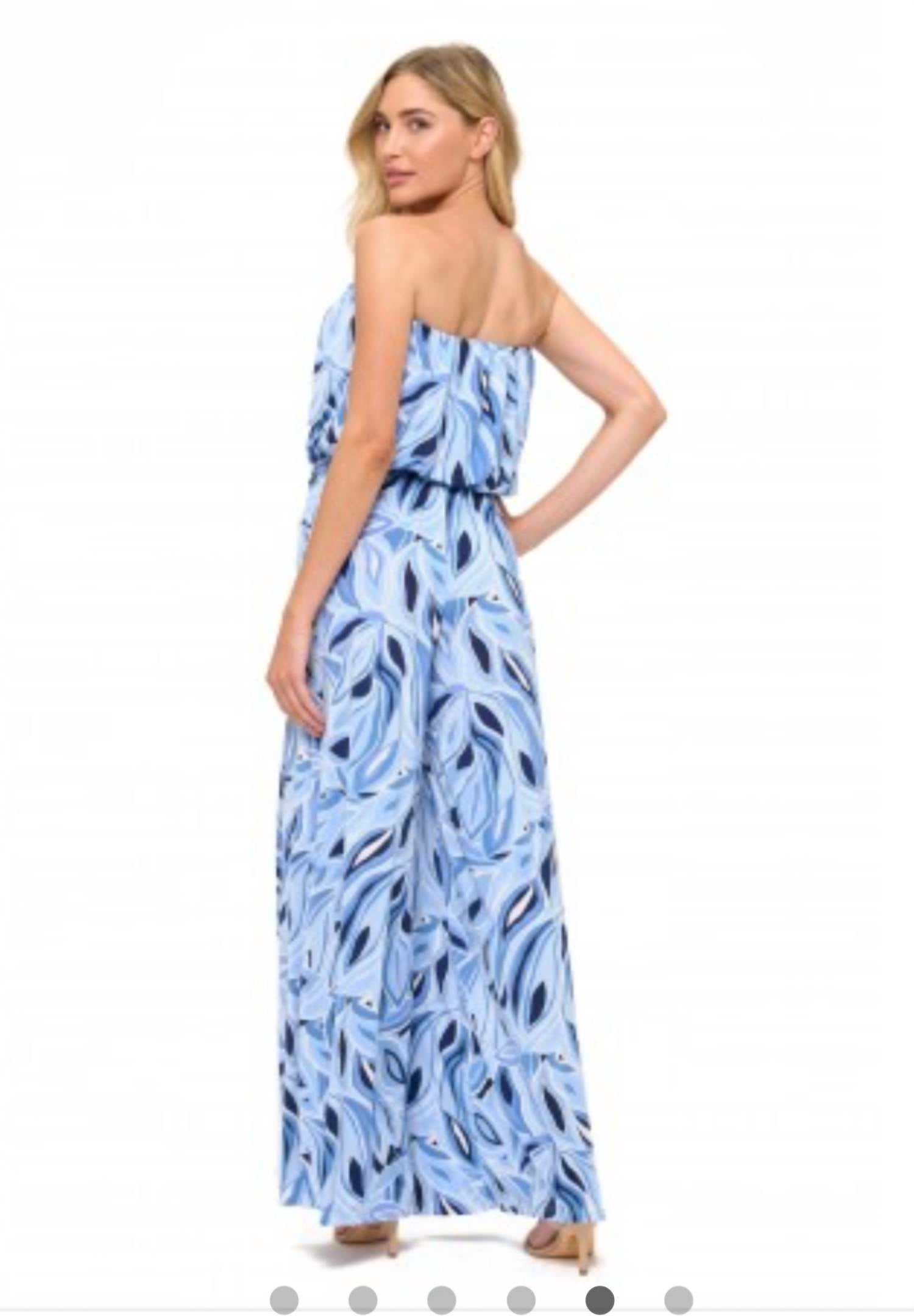 Ariella - Printed With Belt Jumpsuit